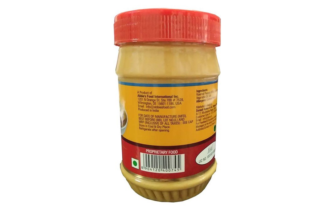 Abbie's Peanut Butter Creamy   Jar  510 grams